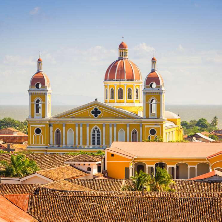 Kathedrale in Nicaragua, mit beeindruckender Architektur und historischen Details.