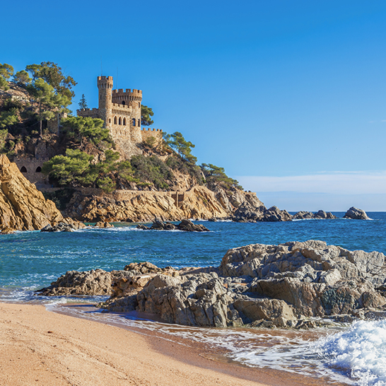 Costa Brava, Spanien.