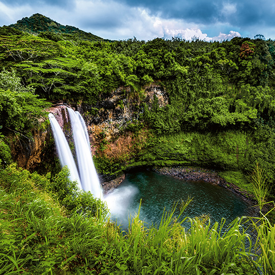 Wasserfall in Hawaii