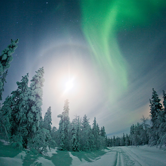 Nordlichter Finnisch Lappland