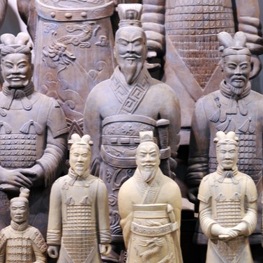 Terrakotta-Krieger aus der Qin-Dynastie in Xi’an, China